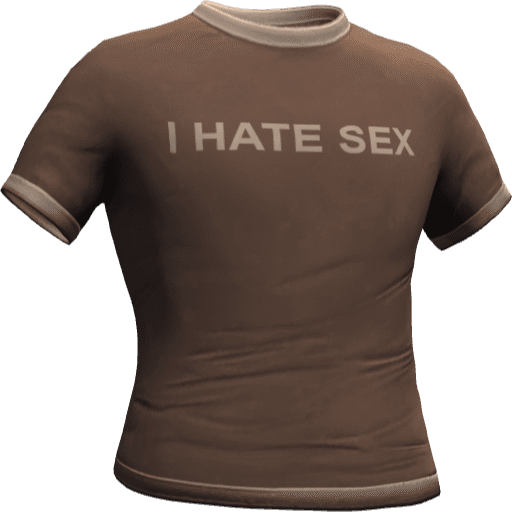 Футболка I HATE SEX — Вариант 11