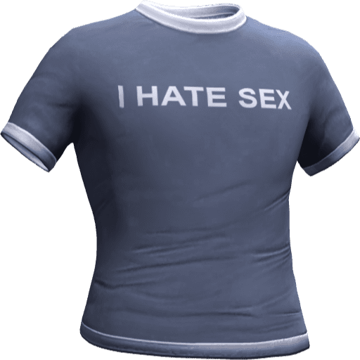 Футболка I HATE SEX — Вариант 13