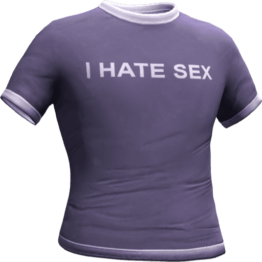 Футболка I HATE SEX — Вариант 14