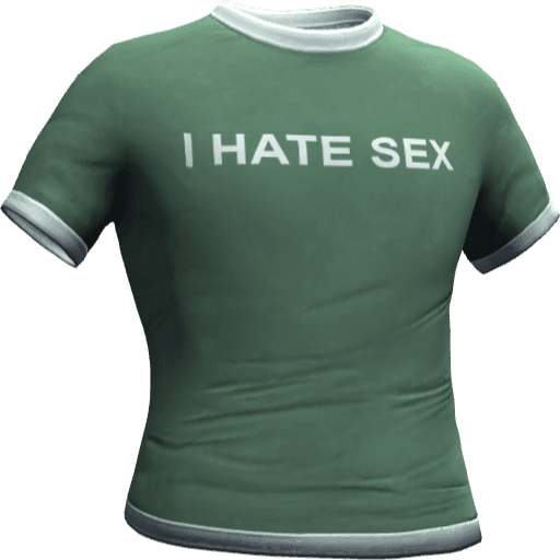 Футболка I HATE SEX — Вариант 15