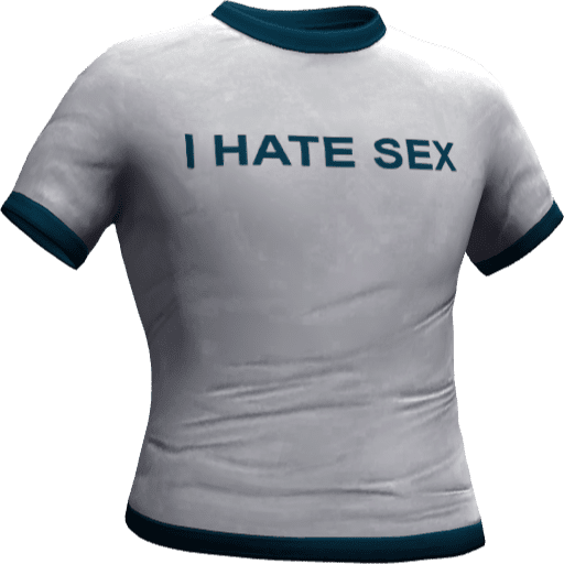 Футболка I HATE SEX — Вариант 5