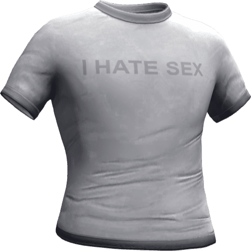 Футболка I HATE SEX — Вариант 9