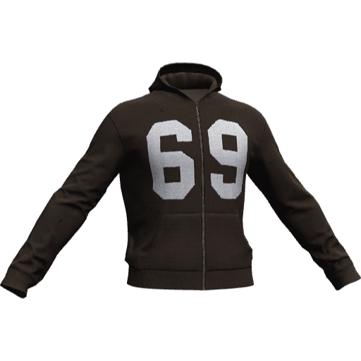 Зип худи 69 — Вариант 5