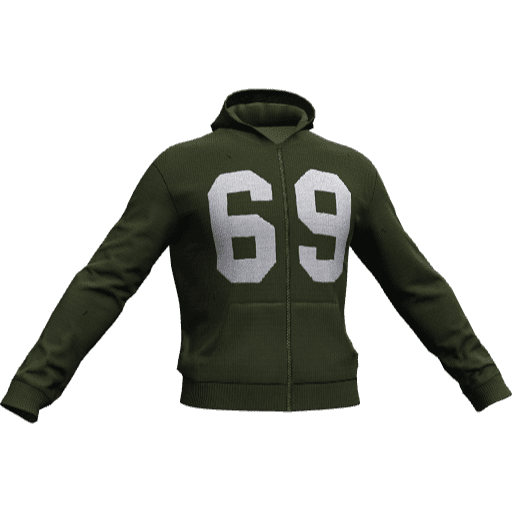 Зип худи 69 — Вариант 6