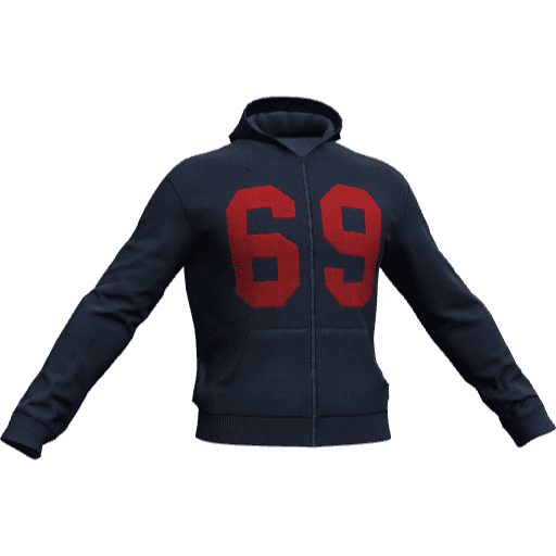 Зип худи 69 — Вариант 7