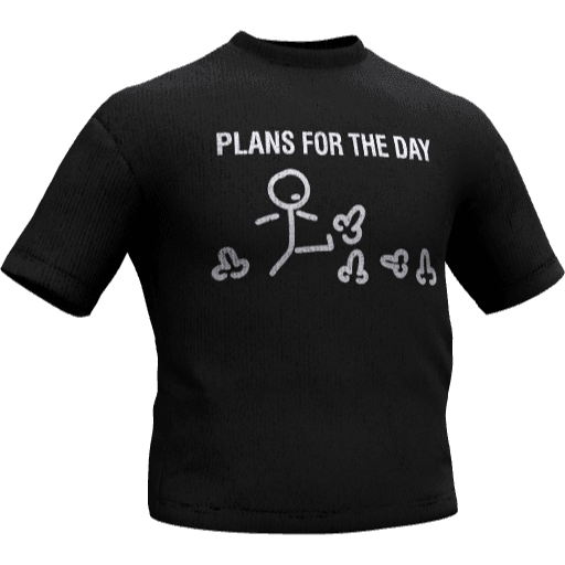 Футболка Plans for day — Вариант 3
