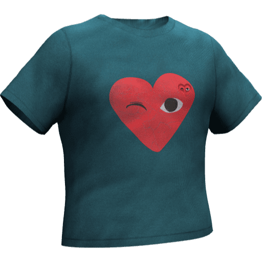 Футболка Comme de garcone Double Print — Вариант 5