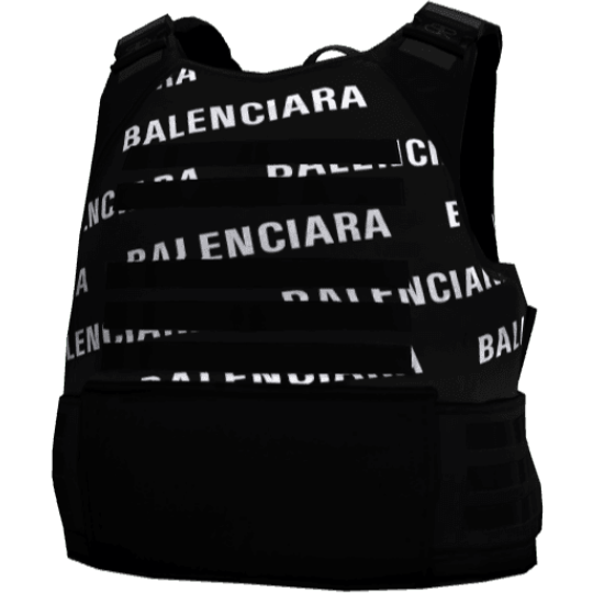 Броня Balenciara — черная