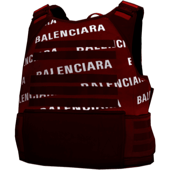 Броня Balenciara — бордовая