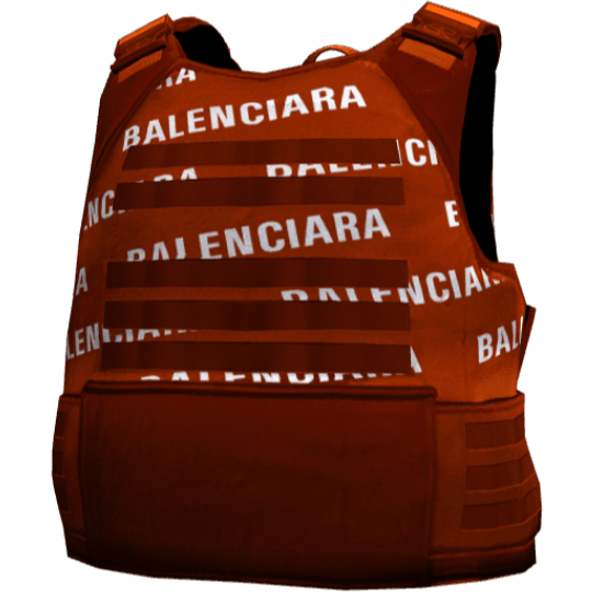 Броня Balenciara — оранжевая