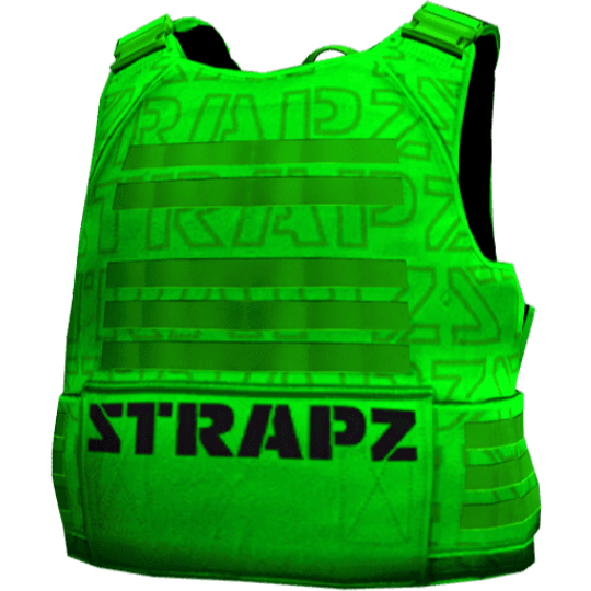Броня STRAPZ с принтом — зеленая