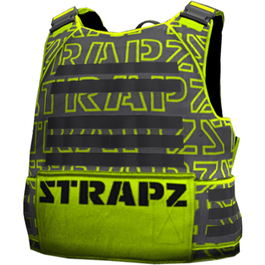 Броня STRAPZ с принтом — серо-салатовая