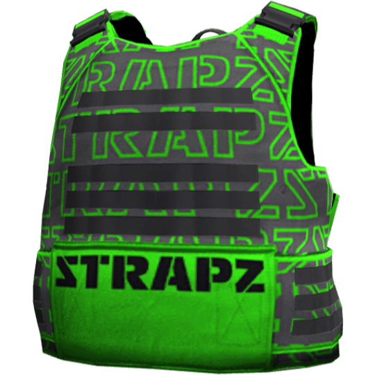 Броня STRAPZ с принтом — серо-зеленая