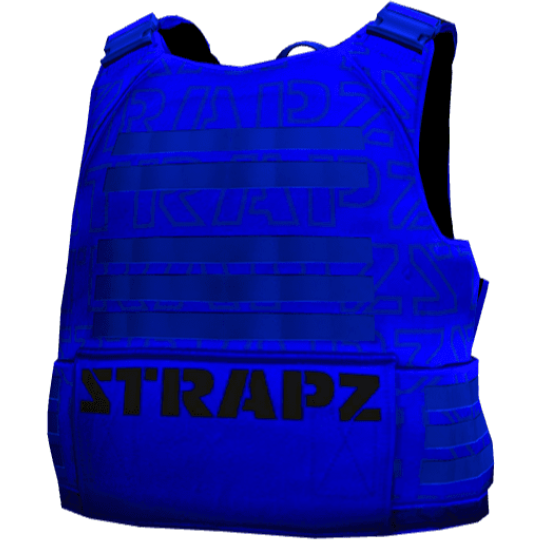 Броня STRAPZ с принтом — синяя