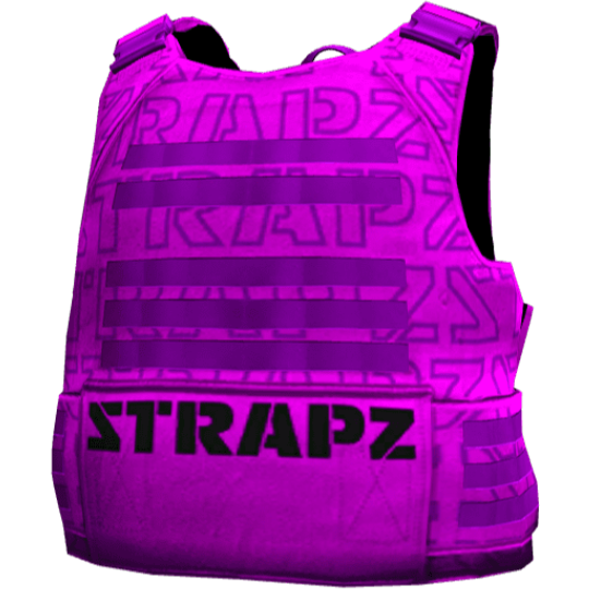 Броня STRAPZ с принтом — розовая