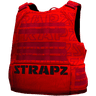 Броня STRAPZ с принтом — красная