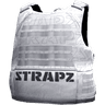 Броня STRAPZ с принтом — белая