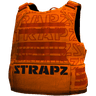 Броня STRAPZ с принтом — оранжевая