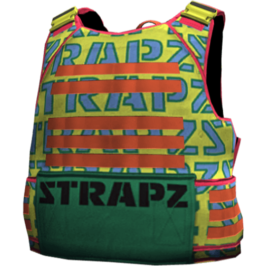 Броня STRAPZ с принтом — разноцветная