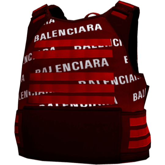 Броня Balenciara (неон) — бордовая