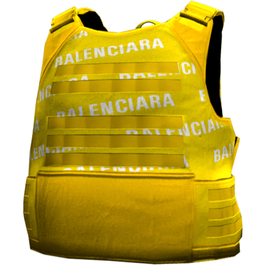 Броня Balenciara (неон) — желтая