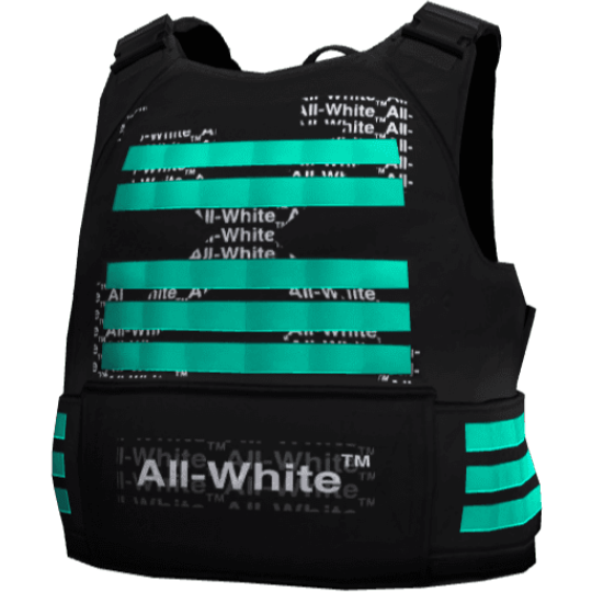 Броня All-White (неон) — бирюзовая
