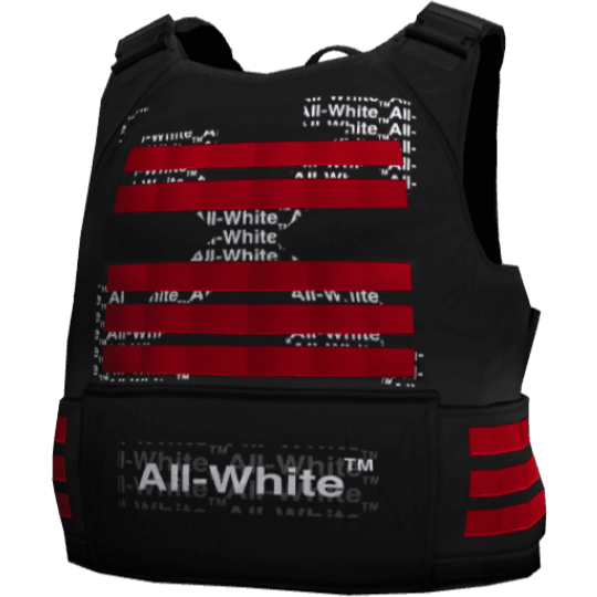 Броня All-White (неон) — бордовая