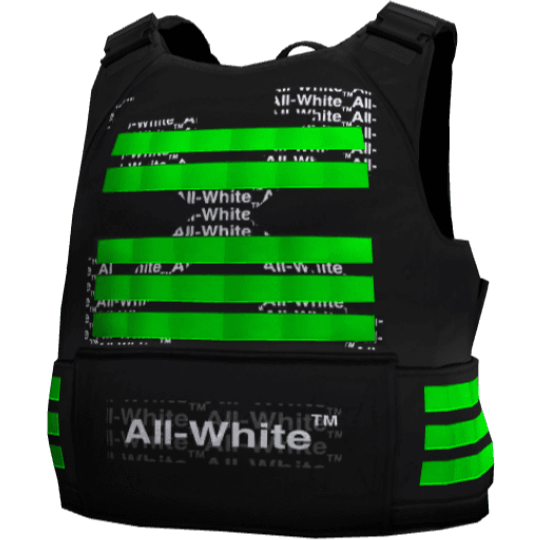 Броня All-White (неон) — зеленая
