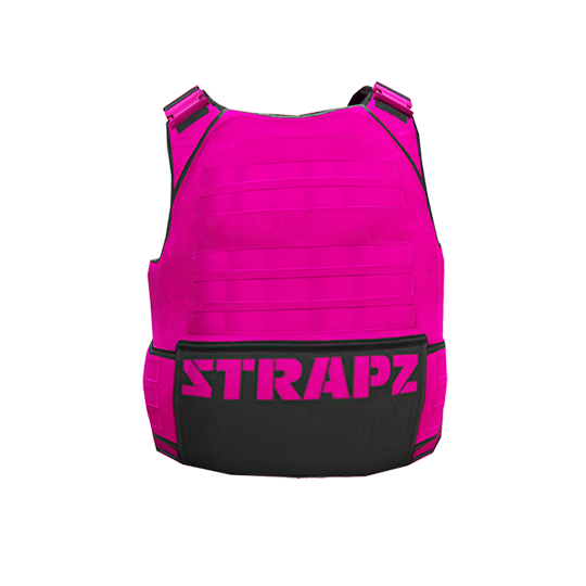 Броня STRAPZ (неон) — розовая