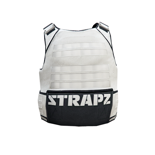 Броня STRAPZ (неон) — белая