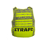 Броня STRAPZ (неон) с принтом — серо-салатовая