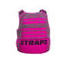 Броня STRAPZ (неон) с принтом — серо-розовая
