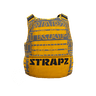 Броня STRAPZ (неон) с принтом — серо-оранжевая