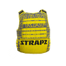 Броня STRAPZ (неон) с принтом — серо-желтая