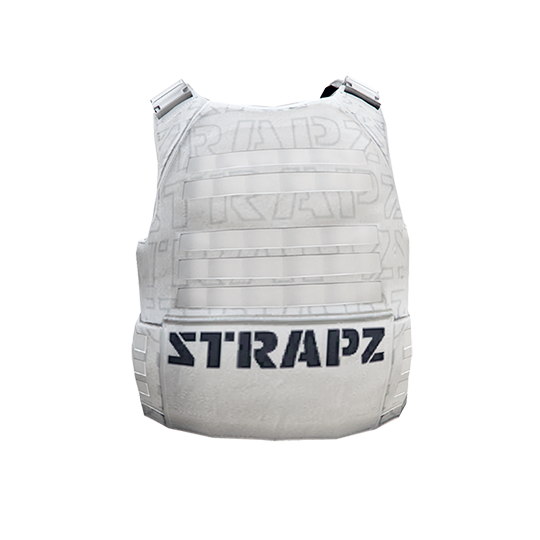 Броня STRAPZ (неон) с принтом — белая