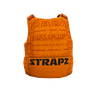 Броня STRAPZ (неон) с принтом — оранжевая